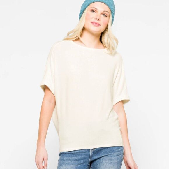 Michael Stars Verna Doleman Sleeve Knit Top Size X-Small NWOT - Picture 1 of 7